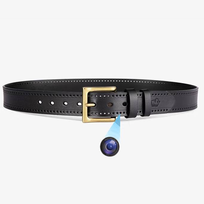Spy belt with FullHD hidden camera