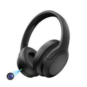 Bluetooth headphones spy camera